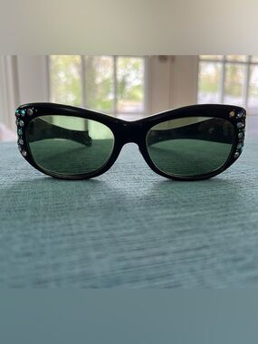 SWANK vintage aurora borealis bling crystal sunglasses